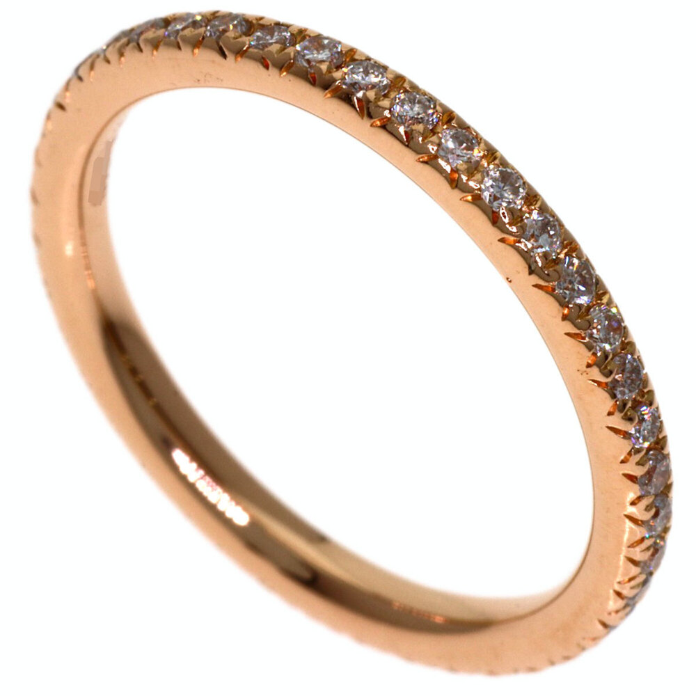 Tiffany & Co. Soleste Full Eternity Diamond Ring, 18K Pink Gold, Women's.